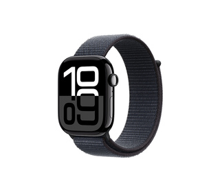 Apple Watch Series 10 OLED 46 mm Numérique 416 x 496 pixels Écran tactile Noir Wifi GPS (satellite)