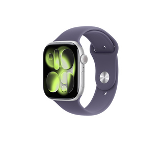 Apple Watch Series 11 OLED 46 mm Numérique 416 x 496 pixels Écran tactile Argent Wifi GPS (satellite)