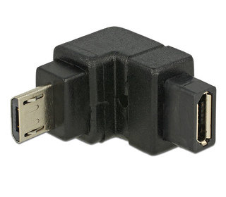 DeLOCK USB2.0Micro-B/USB2.0Micro-B Noir