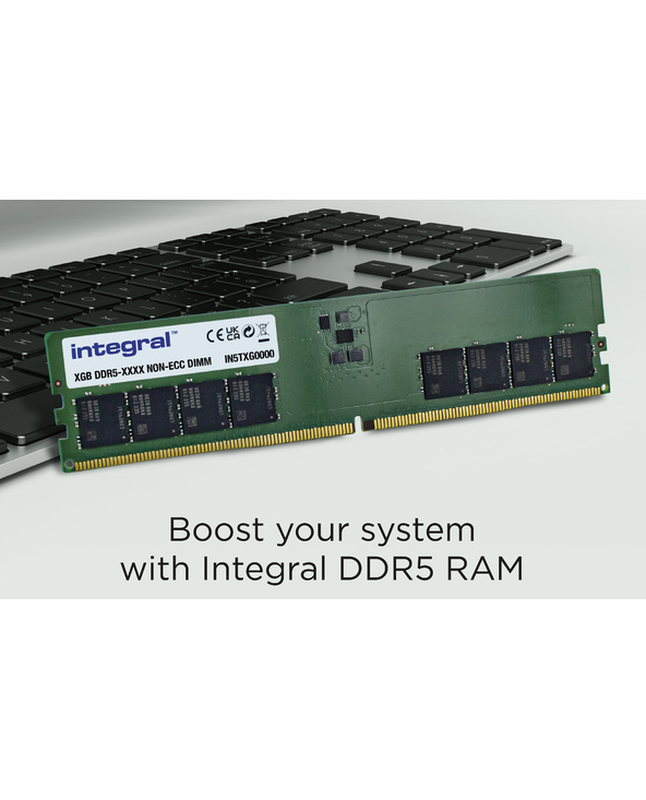 Integral IN5T32GNHRBX module de mémoire 32 Go 1 x 32 Go DDR5 Integral IN5T32GNHRBX module de mémoire 32 Go 1 x 32 Go DDR5