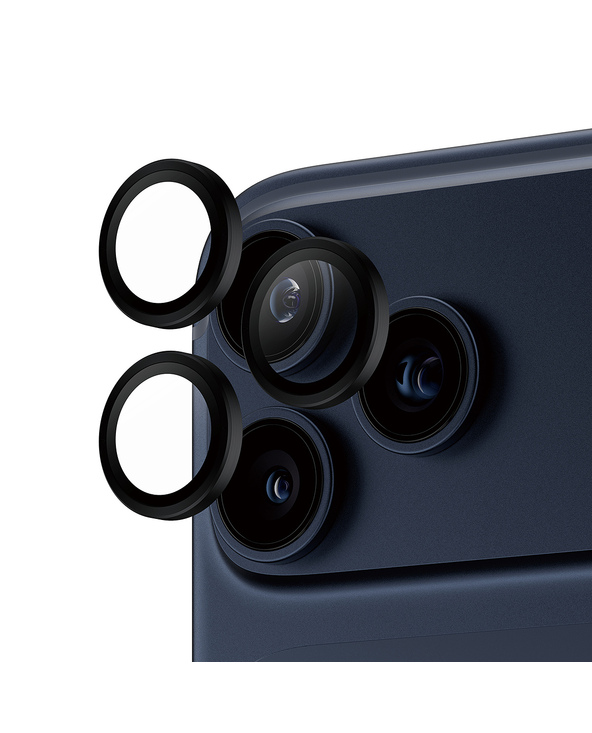 PanzerGlass  Hoops Camera Lens Protector Black iPhone 17 Pro | iPhone 17 Pro Max | iPhone 16 Pro | 16 Pro Max Protection d'écran PanzerGlass  Hoops Camera Lens Protector Black iPhone 17 Pro | iPhone 17 Pro Max | iPhone 16 Pro | 16 Pro Max Protection d'écran