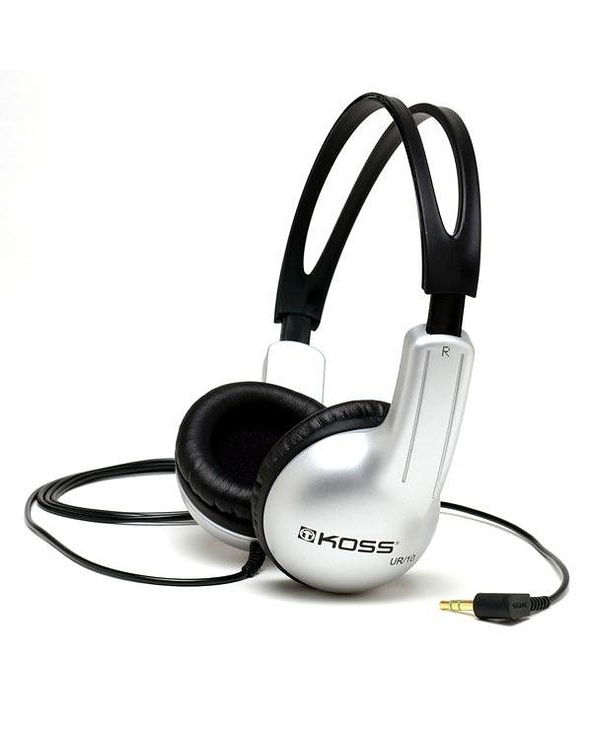 Koss UR/10 Casques Avec fil Arceau Musique Noir, Argent