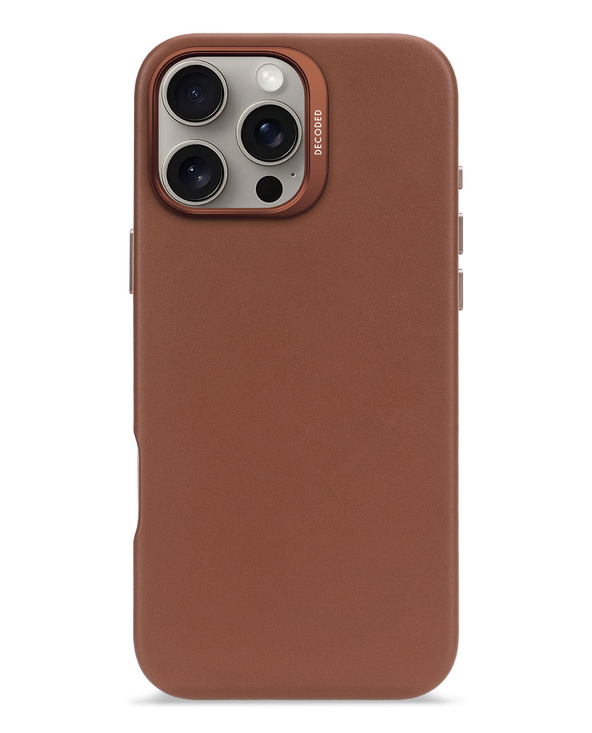 Decoded Leather Case coque de protection pour téléphones portables 17,5 cm (6.9") Housse Marron Decoded Leather Case coque de protection pour téléphones portables 17,5 cm (6.9") Housse Marron