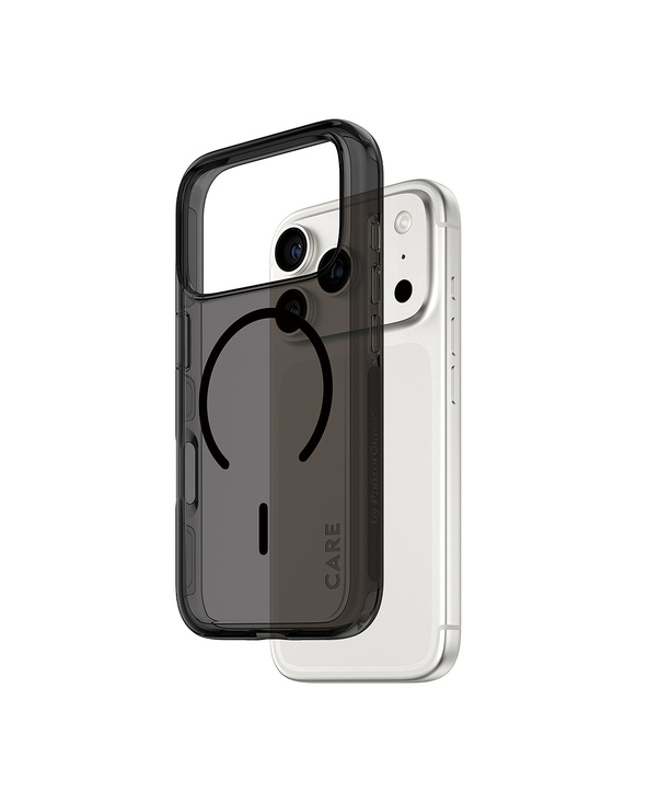 PanzerGlass CARE by  Flagship Case Urban Explorer Smokey w. Black MagSafe iPhone 17 Pro coque de protection pour téléphones port