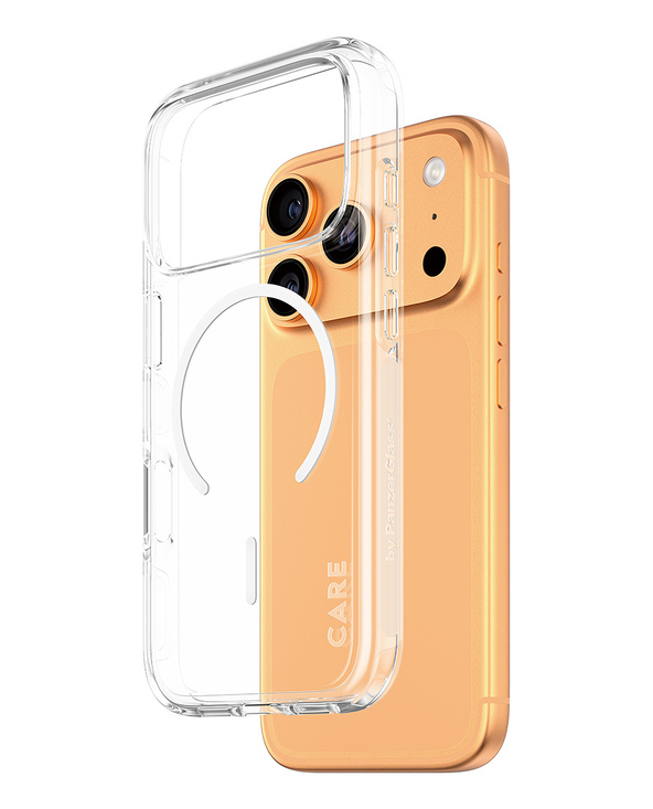 PanzerGlass CARE by  Flagship Case Transparent Urban Explorer w. White MagSafe iPhone 17 Pro coque de protection pour téléphones PanzerGlass CARE by  Flagship Case Transparent Urban Explorer w. White MagSafe iPhone 17 Pro coque de protection pour téléphones