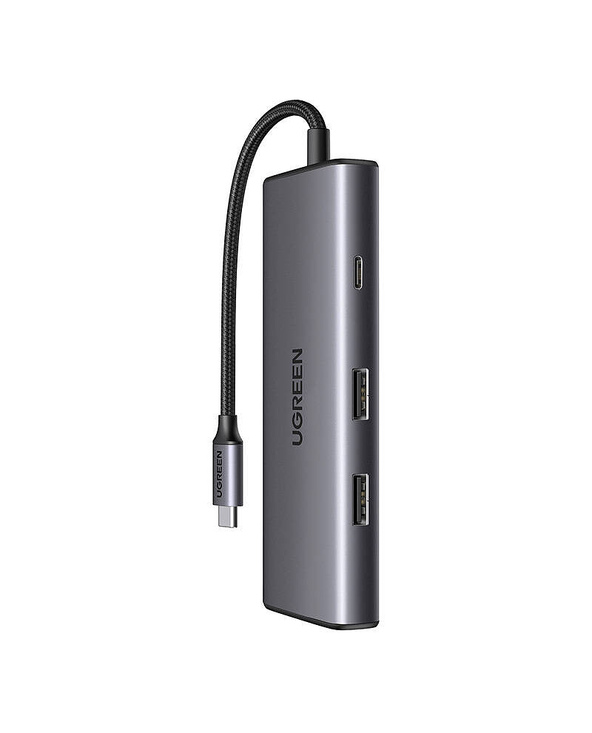 Ugreen 15531 hub & concentrateur USB Type-C 1000 Mbit/s Gris Ugreen 15531 hub & concentrateur USB Type-C 1000 Mbit/s Gris