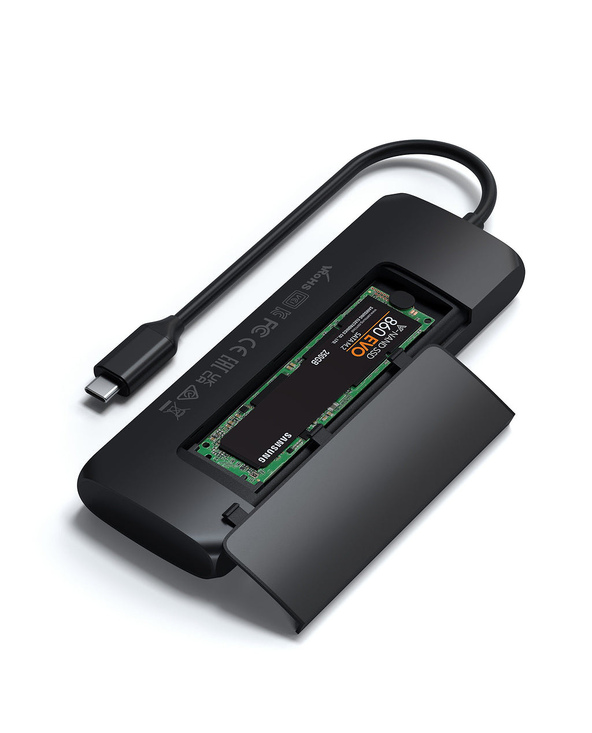 Satechi ST-UCHSEK station d'accueil Avec fil USB 3.2 Gen 2 (3.1 Gen 2) Type-A Noir Satechi ST-UCHSEK station d'accueil Avec fil USB 3.2 Gen 2 (3.1 Gen 2) Type-A Noir