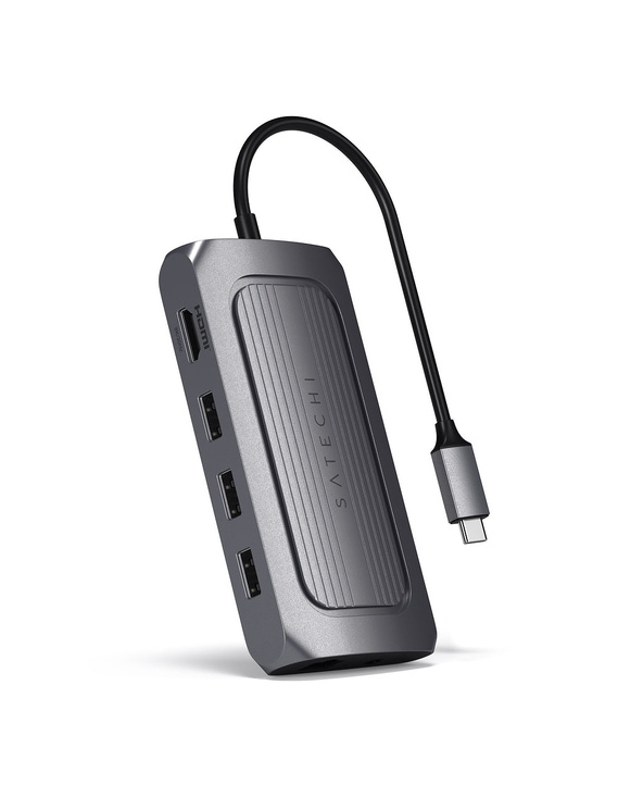 Satechi ST-U4MA3M station d'accueil USB Type-C Gris Satechi ST-U4MA3M station d'accueil USB Type-C Gris