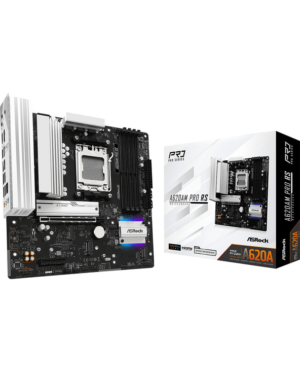 Asrock A620AM Pro RS AMD A620A Emplacement AM5 micro ATX Asrock A620AM Pro RS AMD A620A Emplacement AM5 micro ATX