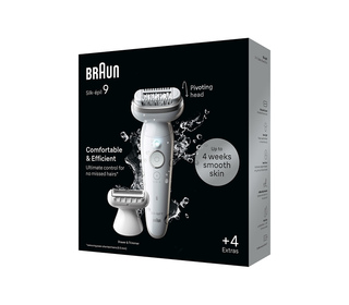 Braun Silk-épil 9 9-041 40 pince(s) Argent