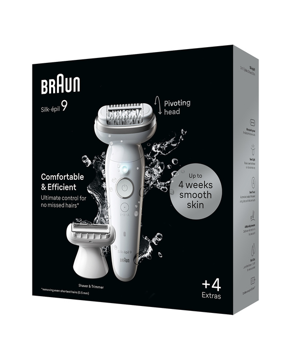 Braun Silk-épil 9 9-041 40 pince(s) Argent Braun Silk-épil 9 9-041 40 pince(s) Argent