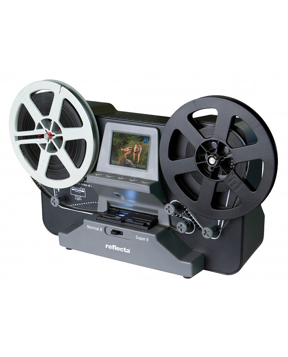 Reflecta Film Scanner Super 8 – Normal 8 Numériseur d’archivage/à défilement Noir Reflecta Film Scanner Super 8 – Normal 8 Numériseur d’archivage/à défilement Noir