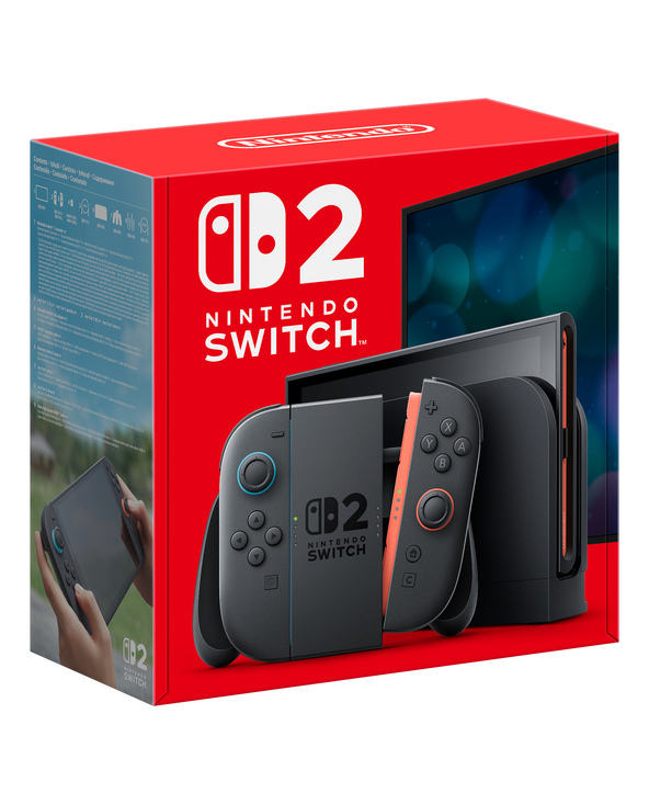 Nintendo Switch 2 console de jeux portables 20,1 cm (7.9") 256 Go Écran tactile Wifi Noir Nintendo Switch 2 console de jeux portables 20,1 cm (7.9") 256 Go Écran tactile Wifi Noir