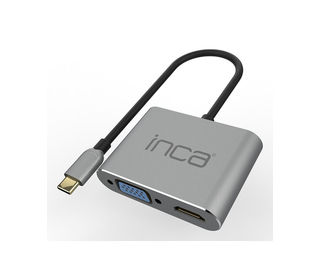 Inca ITPC-06TX hub & concentrateur USB Type-C 5000 Mbit/s Gris Inca ITPC-06TX hub & concentrateur USB Type-C 5000 Mbit/s Gris