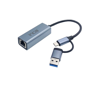 Inca IUTP-01TX hub & concentrateur USB 3.2 Gen 1 (3.1 Gen 1) Type-A + Type-C Bleu Inca IUTP-01TX hub & concentrateur USB 3.2 Gen 1 (3.1 Gen 1) Type-A + Type-C Bleu