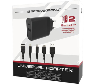 PlayArt Universal Netzteil (Switch 2) Consoles portables Noir Secteur Intérieure