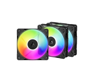 ARCTIC Freezer P12 Pro Reverse A-RGB - 3 Pack Boitier PC Ventilateur 12 cm Noir 3 pièce(s)