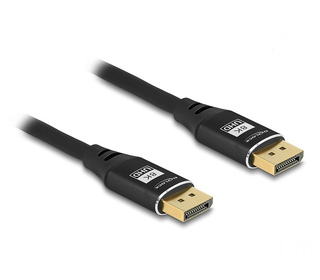 DeLOCK Câble DisplayPort 8K 60 Hz 3 m métal noir