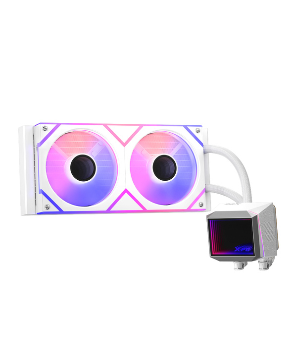 XPG LEVANTE II Processeur Kit de refroidissement du liquide 12 cm Blanc