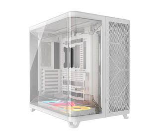 Corsair AIR 5400 LX-R RGB iCUE LINK Midi Tower Blanc