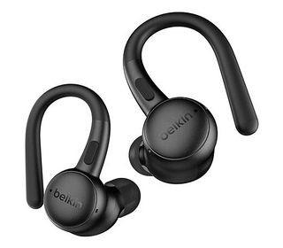 Belkin SoundForm ActiveFit Casque Avec fil &sans fil Crochets auriculaires Appels/Musique USB Type-C Bluetooth Noir
