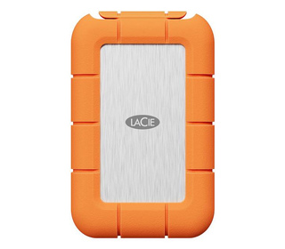 LaCie STND4000400 lecteur à circuits intégrés externe Technologie Thunderbolt 4 To USB Type-C USB4 Gen 3x2 Orange, Acier inoxyda