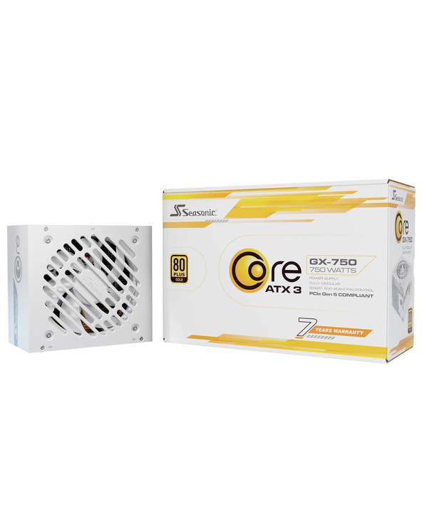 Seasonic CORE GX-750 unité d'alimentation d'énergie 750 W 20+4 pin ATX ATX Blanc