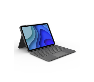 Logitech Folio Touch AZERTY Français Smart Connector Gris