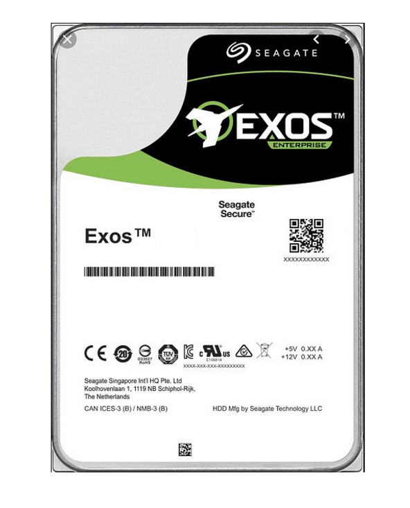 Seagate Exos X16 disque dur 16 To 7200 tr/min 256 Mo 3.5" SAS