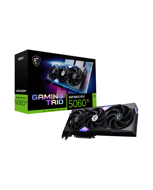 MSI GAMING GeForce RTX 5060 TI 16G TRIO OC NVIDIA 16 Go GDDR7