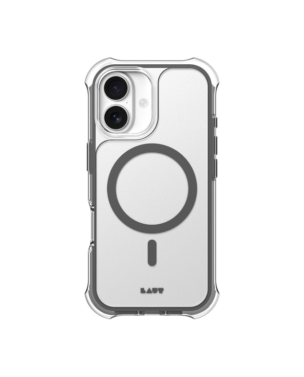 LAUT AERO PROTECT coque de protection pour téléphones portables 16 cm (6.3") Housse Gris, Transparent