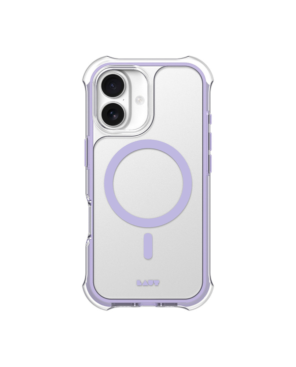 LAUT AERO PROTECT coque de protection pour téléphones portables 16 cm (6.3") Housse Violet, Transparent