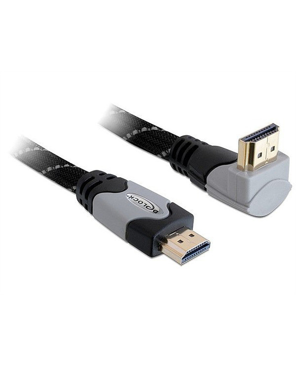 DeLOCK 5m High Speed HDMI 1.4 câble HDMI HDMI Type A (Standard) Noir, Gris