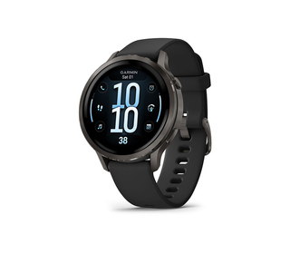Garmin Venu 4 3,05 cm (1.2") AMOLED 41 mm Numérique 390 x 390 pixels Écran tactile Noir Wifi GPS (satellite)