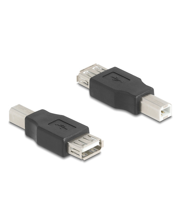 DeLOCK 67199 changeur de genre de câble USB Type-B USB Type-A Noir