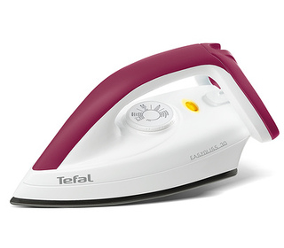 Tefal EasyGliss FS4030 Fer à repasse à sec Semelle Durilium 1200 W Bourgogne, Blanc