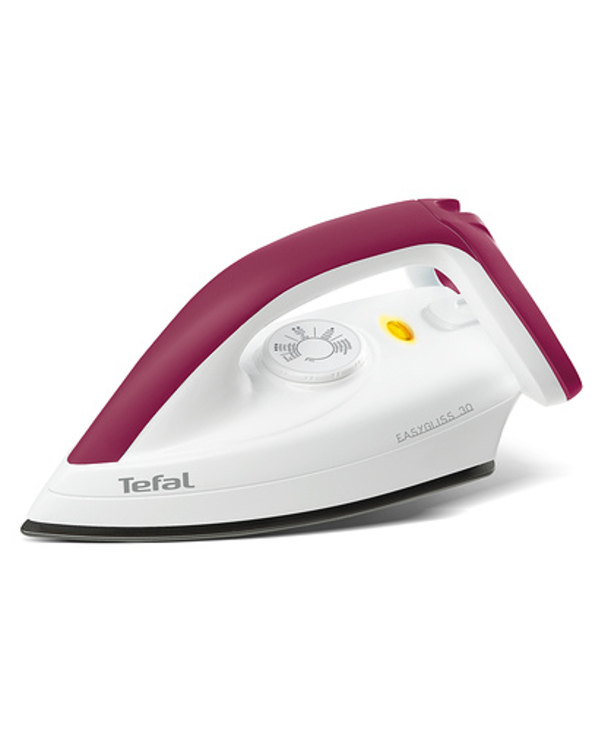 Tefal EasyGliss FS4030 Fer à repasse à sec Semelle Durilium 1200 W Bourgogne, Blanc
