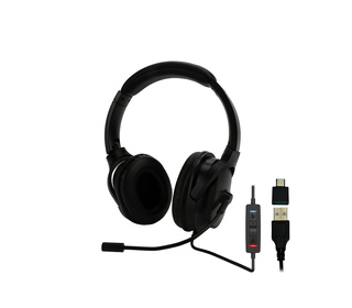 MCL MK1A99AZZZCSQMUSB - Casque Micro filaire USB-A / USB-C