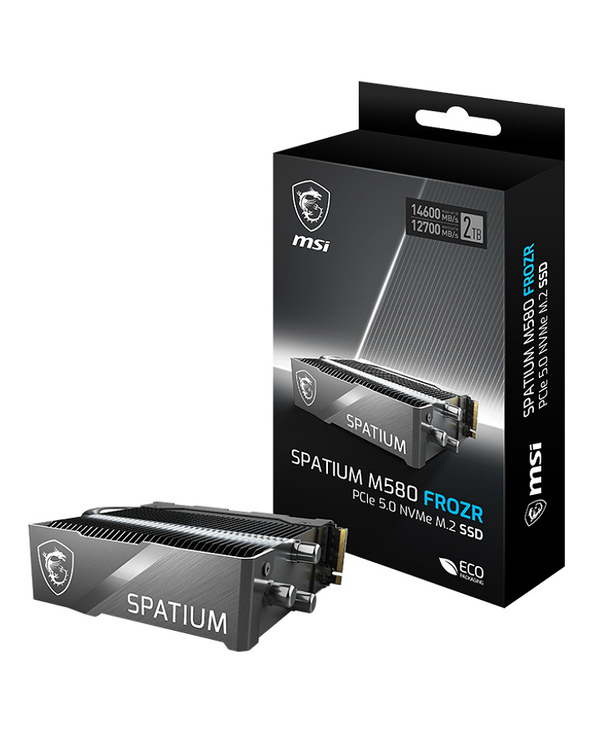 MSI SPATIUM M580 PCIe 5.0 NVMe M.2 FROZR 4TB 4 To PCI Express 5.0 3D NAND