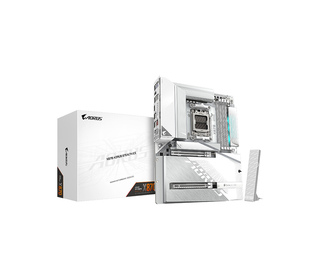 GIGABYTE X870 AORUS STEALTH ICE Carte Mère – Prend en charge les processeurs AMD Ryzen 9000, VRM numérique 16+2+2 phases, jusqu’