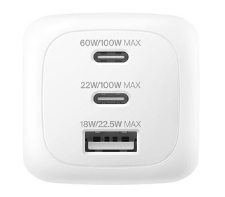 Belkin WCH016hqWH Universel Blanc Secteur Charge rapide Intérieure