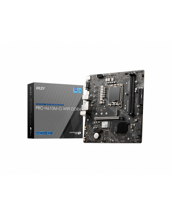 MSI PRO H610M-G WIFI DDR4 carte mère Intel H610 LGA 1700 micro ATX