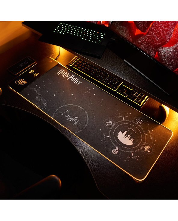 Numskull Games 154920 tapis de souris Tapis de souris de jeu Noir, Multicolore, Rouge