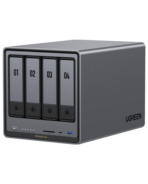 Ugreen NASync DXP4800 Plus NAS Bureau Intel Pentium Gold 8505 8 Go DDR5 0 To UGOS PRO