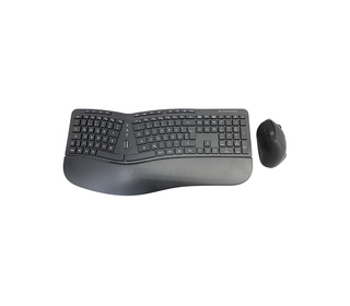 Conceptronic ORAZIO02DE clavier Souris incluse Bureau RF sans fil QWERTZ Allemand Noir