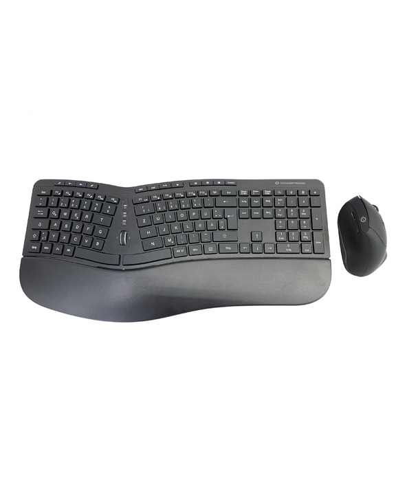 Conceptronic ORAZIO02DE clavier Souris incluse Bureau RF sans fil QWERTZ Allemand Noir