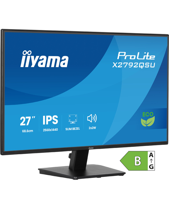 iiyama ProLite X2792QSU-B1 27" Quad HD 3 ms Noir