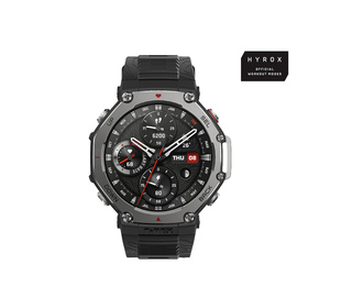 Amazfit T-Rex 3 3,81 cm (1.5") AMOLED 48.5 mm Numérique 480 x 480 pixels Écran tactile Noir Wifi GPS (satellite)