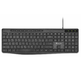 NGS SPECTRA FR clavier maison/bureau USB AZERTY Français Noir