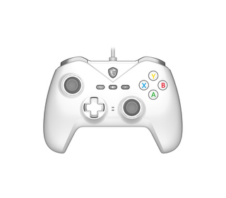 MSI FORCE GC200 WHITE accessoire de jeux vidéo Blanc USB Manette de jeu Analogique/Numérique Android, PC